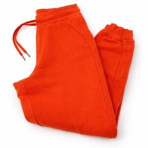 Lululemon Cotton Fleece Athletic Cozy Joggers – Orange Rust, Size 6